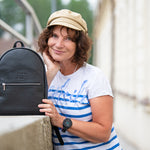 Lady Leather Backpack – Handmade, Stylish & Elegant Everyday Bag - Radka Sillerova Atelier 