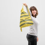 Exclusive Artisan Leather Backpack Stripped – Ideal for Travel & Daily Adventures - Radka Sillerova Atelier 