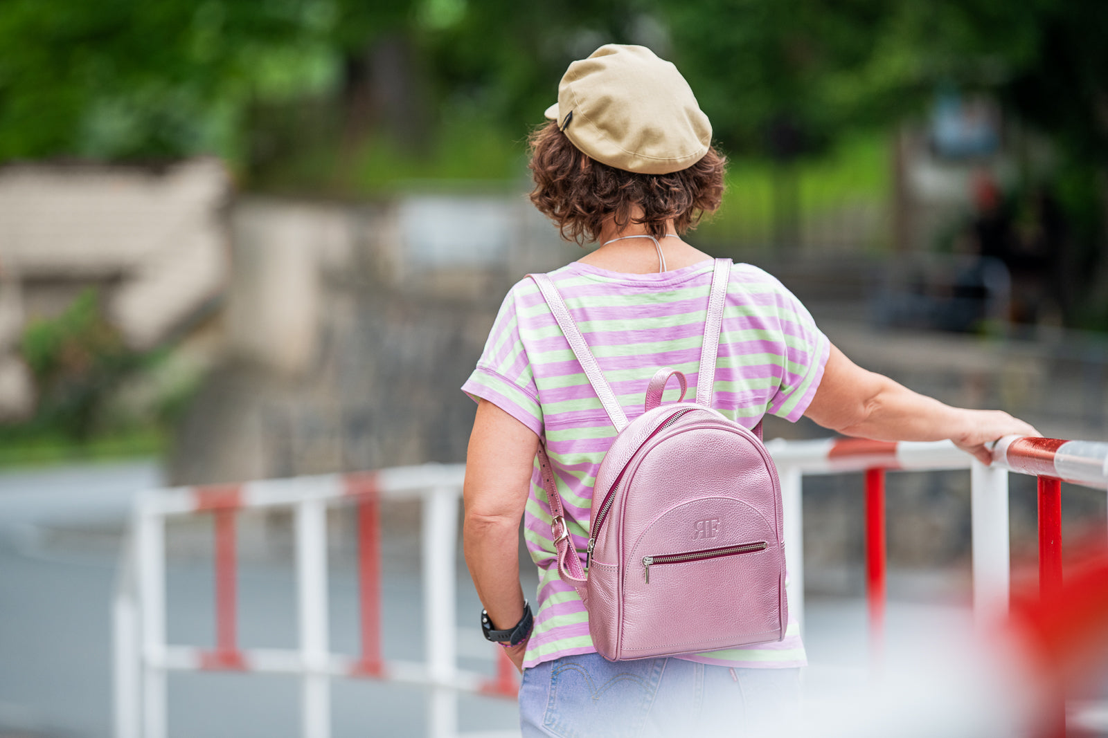 Lady Leather Backpack – Handmade, Stylish & Elegant Everyday Bag - Radka Sillerova Atelier 