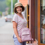 Lady Leather Backpack – Handmade, Stylish & Elegant Everyday Bag - Radka Sillerova Atelier 