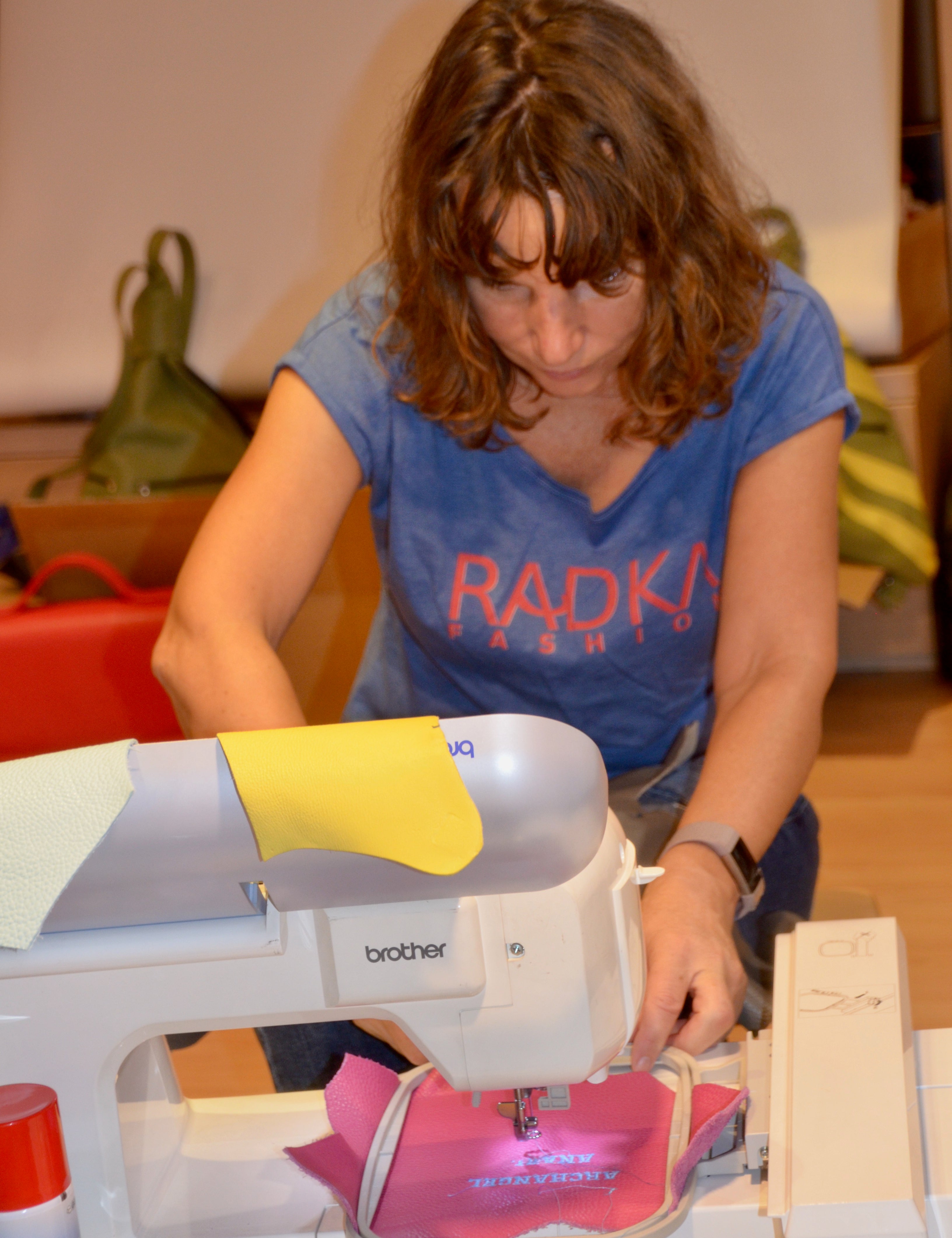 Radka by sewing of leather Radka Sillerova Atelier