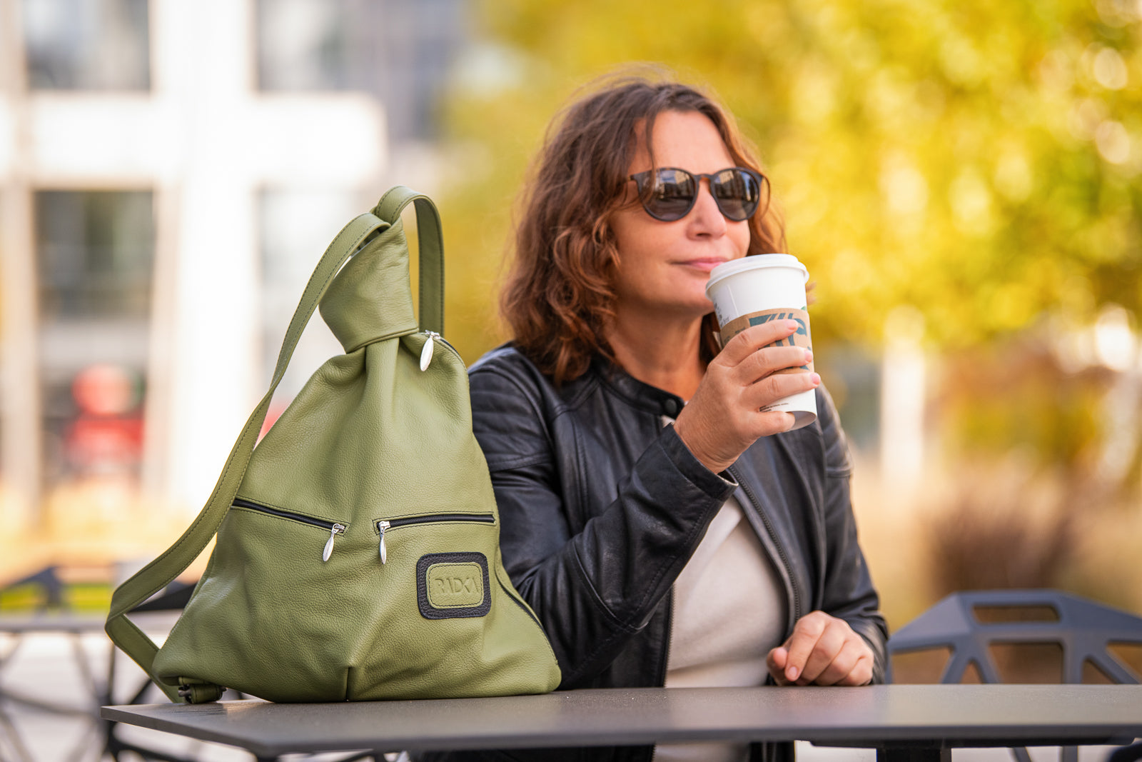 Sustainable Leather Backpack for Women – Stylish & Practical - Radka Sillerova Atelier 