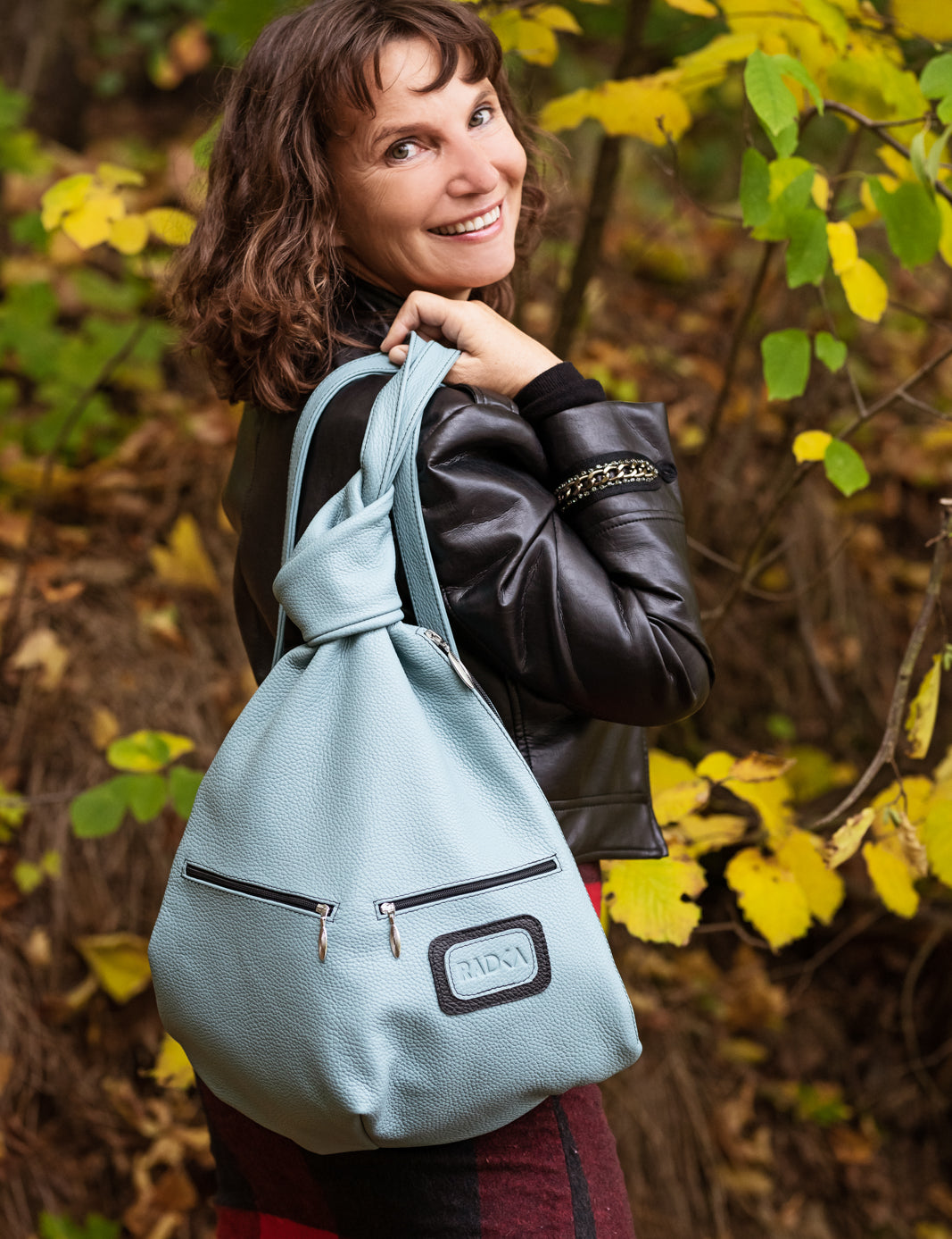 Sustainable Leather Backpack for Women – Stylish & Practical - Radka Sillerova Atelier 