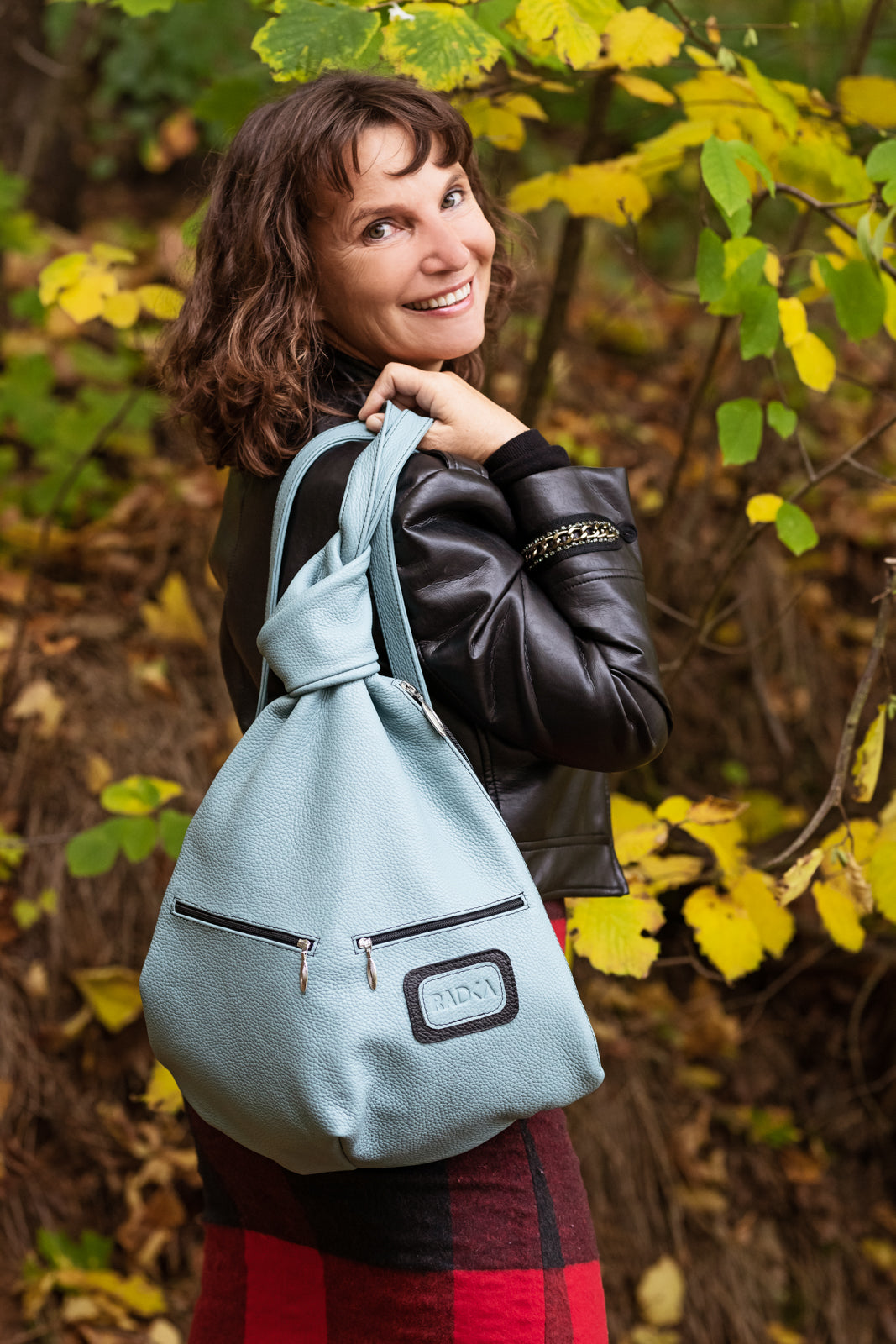 Sustainable Leather Backpack for Women – Stylish & Practical - Radka Sillerova Atelier 