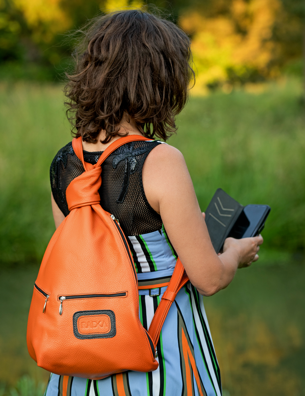 Sustainable Leather Backpack for Women – Stylish & Practical - Radka Sillerova Atelier 