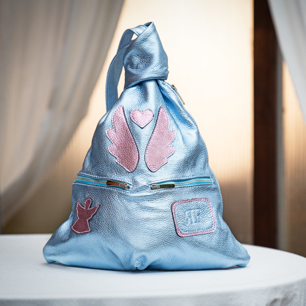 Luxus-Lederrucksack – Engel Kollektion