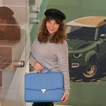 Handmade Leather Briefcase for Women – Elegant, Professional & Laptop-Friendly Work Bag - Radka Sillerova Atelier 