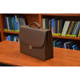 Classic Leather Briefcase for Men – Timeless Elegance & Functionality - Radka Sillerova Atelier 