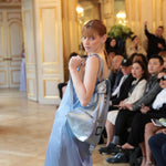 Shimmery Metallic Leather Backpack – Handmade and Eye-Catching - Radka Sillerova Atelier 