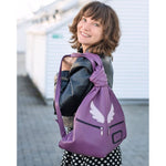 Angel Wings Leather Backpack – Elegant, Unique & Handcrafted - Radka Sillerova Atelier 