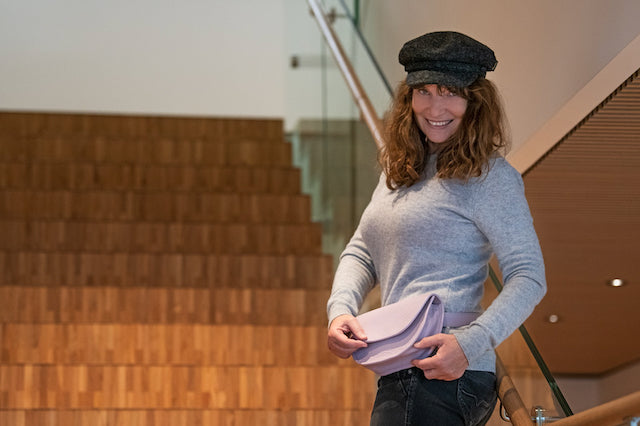 Elegant Women’s Leather Bum Bag – Chic, Compact &amp; Functional - Radka Sillerova Atelier 