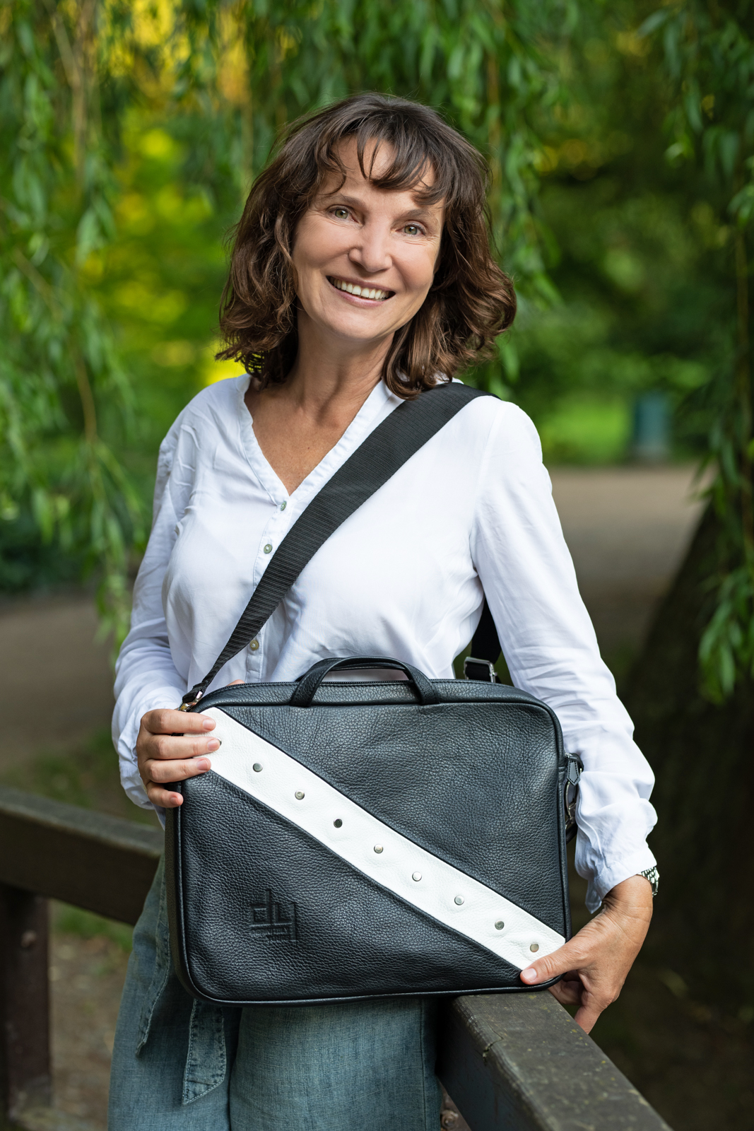 Customizable Leather Laptop Bag – Choose Size, Color & Personal Details - Radka Sillerova Atelier 