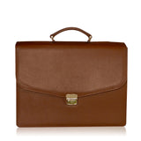 Classic Leather Briefcase for Men – Timeless Elegance & Functionality - Radka Sillerova Atelier 