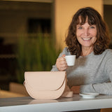 Elegant Women’s Leather Bum Bag – Chic, Compact &amp; Functional - Radka Sillerova Atelier 