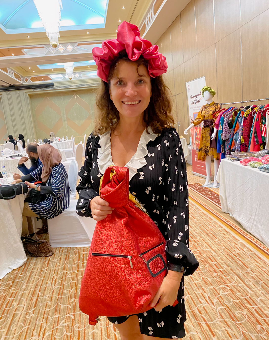 Shimmery Metallic Leather Backpack – Handmade and Eye-Catching - Radka Sillerova Atelier 