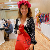 Shimmery Metallic Leather Backpack – Handmade and Eye-Catching - Radka Sillerova Atelier 