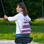 Exclusive Artisan Leather Backpack Stripped – Ideal for Travel & Daily Adventures - Radka Sillerova Atelier 