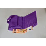 Handmade Women's Leather Wallet – Compact Bifold Design with Snap Closure - Radka Sillerova Atelier 