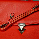 Handmade Leather Briefcase for Women – Elegant, Professional & Laptop-Friendly Work Bag - Radka Sillerova Atelier 