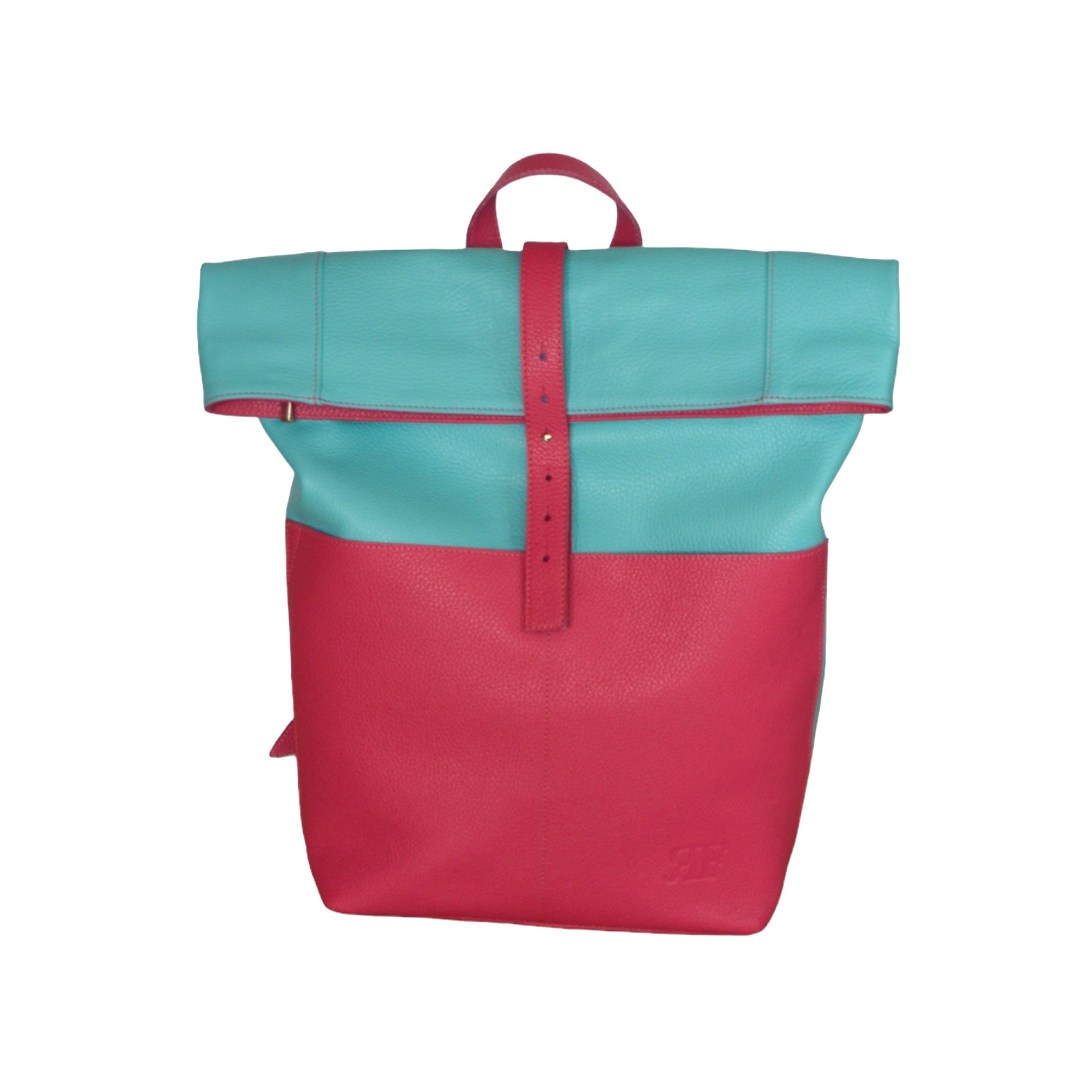 Handmade Leather Roll-Top Backpack – Stylish, Versatile & Functional - Radka Sillerova Atelier 