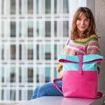 Handmade Leather Roll-Top Backpack – Stylish, Versatile & Functional - Radka Sillerova Atelier 
