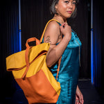 Handmade Leather Roll-Top Backpack – Stylish, Versatile & Functional - Radka Sillerova Atelier 