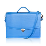 Handmade Leather Briefcase for Women – Elegant, Professional & Laptop-Friendly Work Bag - Radka Sillerova Atelier 