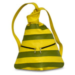 Exclusive Artisan Leather Backpack Stripped – Ideal for Travel & Daily Adventures - Radka Sillerova Atelier 