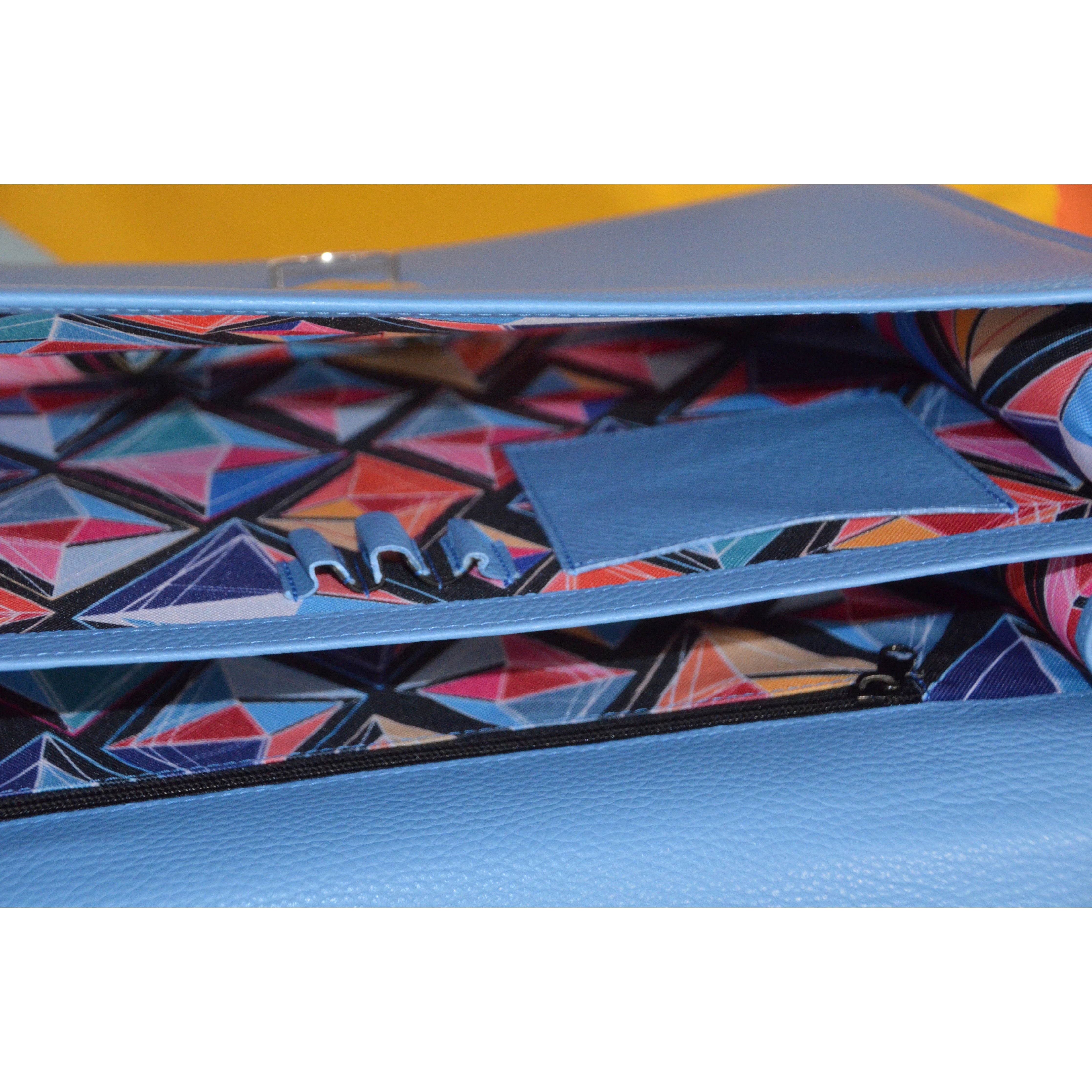 Handmade Leather Briefcase for Women – Elegant, Professional & Laptop-Friendly Work Bag - Radka Sillerova Atelier 