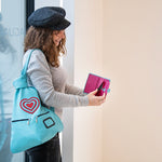 Romantic Handmade Leather Backpack with Heart Details - Radka Sillerova Atelier 