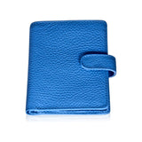 Handmade Women's Leather Wallet – Compact Bifold Design with Snap Closure - Radka Sillerova Atelier 