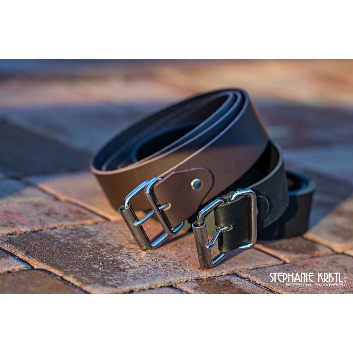 Handmade Leather Belt for Men – Durable, Stylish - Radka Sillerova Atelier 