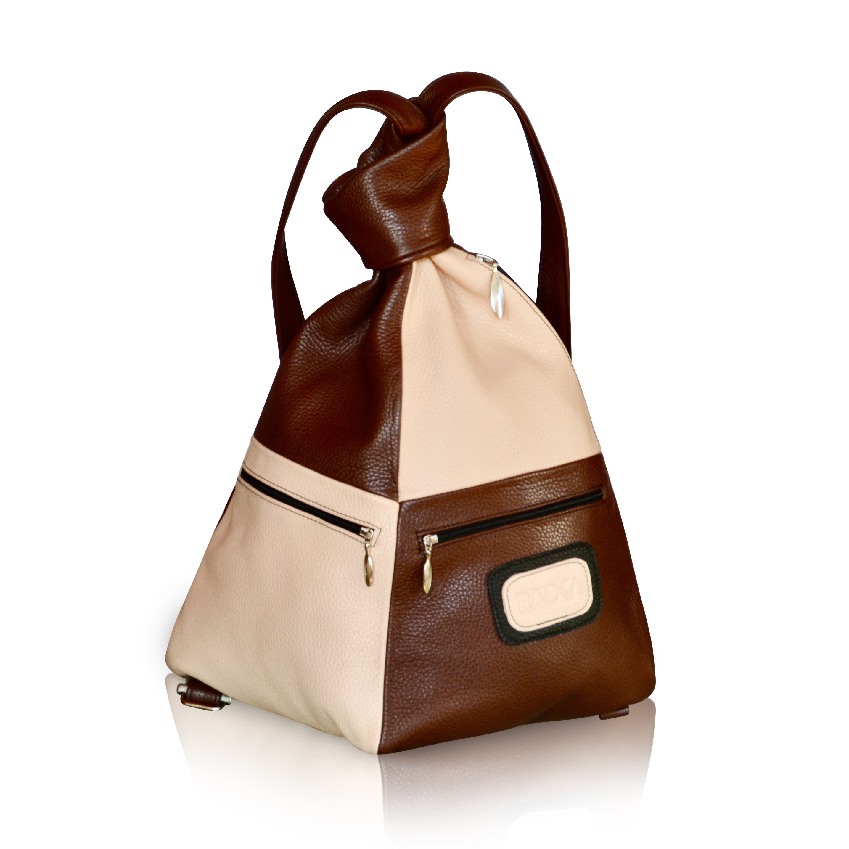 Sustainable Handmade Leather Backpack – Italian Leather, Designed for Women - Radka Sillerova Atelier 