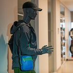 Men’s Small Shoulder Bag in Italian Leather – Hands-Free Convenience with Style - Radka Sillerova Atelier 