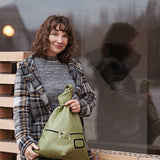 Sustainable Leather Backpack for Women – Stylish & Practical - Radka Sillerova Atelier 