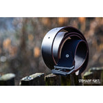 Handmade Leather Belt for Men – Durable, Stylish - Radka Sillerova Atelier 