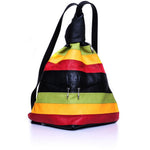 Exclusive Artisan Leather Backpack Stripped – Ideal for Travel & Daily Adventures - Radka Sillerova Atelier 