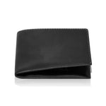 Handmade Bifold Leather Wallet for Men with Coin & Card Compartments - Radka Sillerova Atelier 