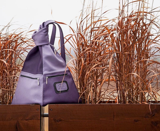 Sustainable Handmade Leather Backpack – Italian Leather, Designed for Women - Radka Sillerova Atelier 
